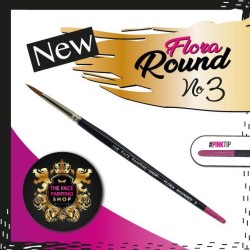 The Face Painting Shop Rounded Flora Brush Size 3 The Face Painting Shop Rounded Flora Brush Size 3